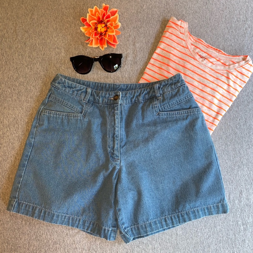 Westbound, 6P, Denim Shorts with Pockets, EUC
